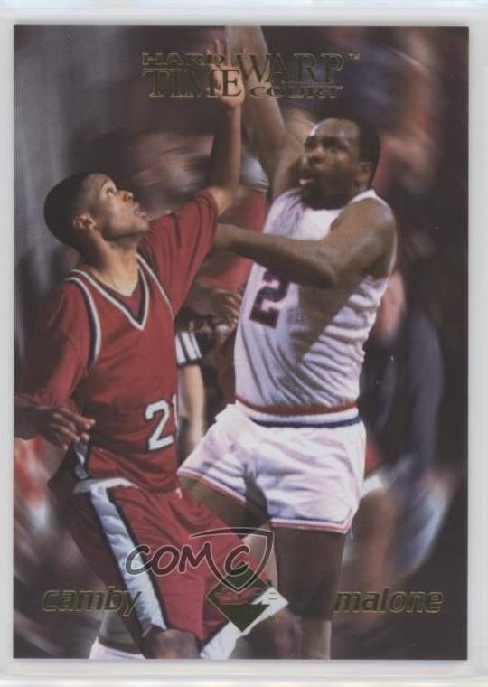 1996 Rookie Rage Time Warp Gold Foil /1000 Marcus Camby Moses Malone RC HOF 0q3