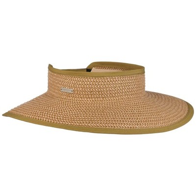SEEBERGER Wide Brim Visor Sonnenvisor Damenvisor Strohvisor Caps