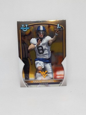 2022 Topps Bowman University Nicco Marchiol #71 1st Bowman