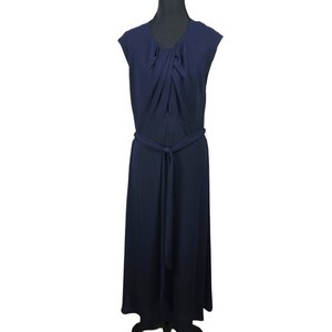 navy blue dress size 14 YONGHS Kids Flower Girl Satin A Line Party Dress Junior Bridesmaid Gown Navy Blue 14