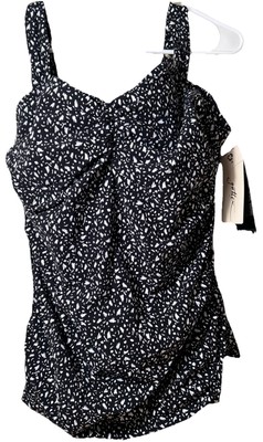 Profile By Gottex Bash 20W Plus Size Shirred Underwire Tankini Top  