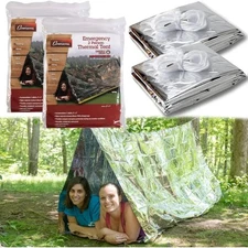 Grizzly Gear Emergency Thermal Tent | Weatherproof Mylar Disaster Survival