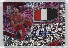 2018-19 Spectra Rookie Jersey Neon Pink Prizm 11/25 Chandler Hutchison Auto 1f5