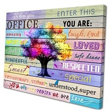 Inspirational Wall Art Office Motto Decor Quotes 16L" x 12W" MC14-office