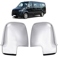 Chrom Spiegel Geh&auml;use Kappen f&uuml;r Mercedes Sprinter 907 / 910 ab 2018-