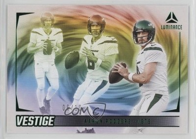 2024 Panini Luminance Vestige Green 6/10 Aaron Rodgers #VES-ARS 16wc