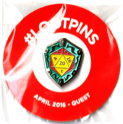  Beute Pins Limited Edition Quest Pin Anstecker April 2016 Beutekiste Neu 