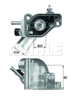 Behr Thermostat KüHlmittel TI 5 92 FüR Opel Zafira CC Astra Vectra Saab Signum 2