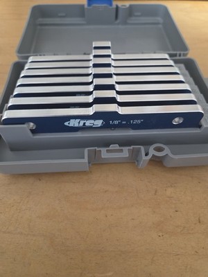 KREG PRS3400 Precision Router Table Set Up Bars, Set of 7 