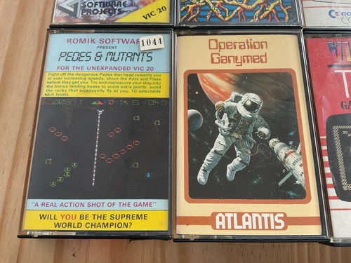 8 X VIC 20 Games Cassettes Bundle Job Lot Scrambler Dodo Lair Etc - Photo 4/9