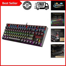 K552 Mechanical Keyboard, LED Gaming Keyboard with Red Switches
