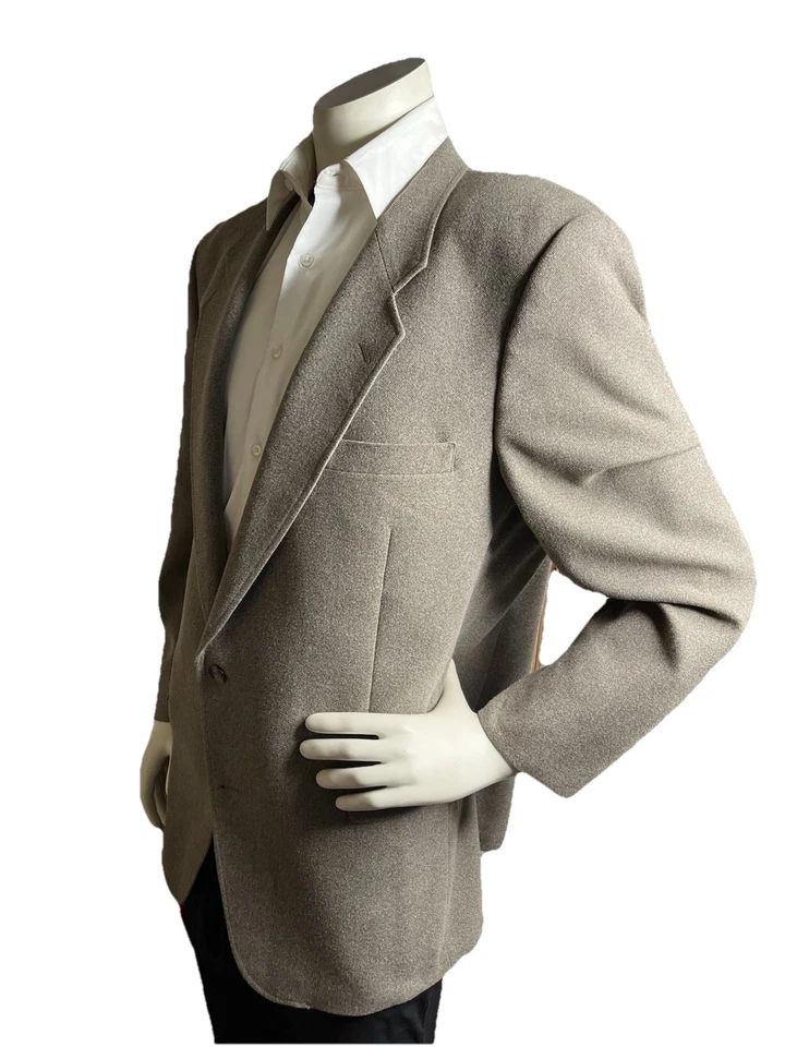 Raro Patagonia Hombres 46R Blazer Lúpulo Tweed Abrigo Deportivo Beige Foto 4 de 4