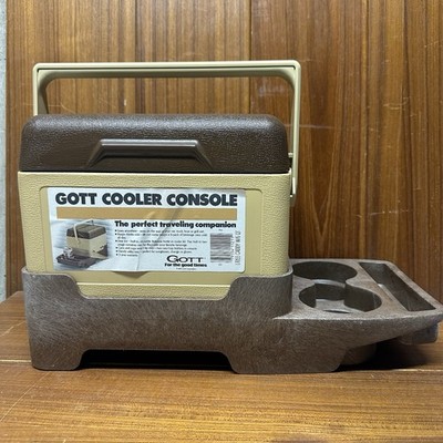 Vintage Gott Tote 6 Console Cooler Arm Rest Cup Holder Model 1806