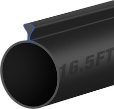 16.5FT Garage Door Seals Bottom Rubber - 0.2" Triangle Weather Stripping for Sin