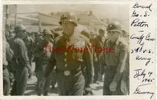 *WWII photo- 10th ARMORED DIVISION ANNIV- GENERAL GEORGE S. PATTON- GERMANY* -1