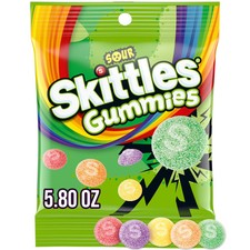 Skittles Sour Gummies, Sour Gummy Candy - 5.8 oz Bag 82808