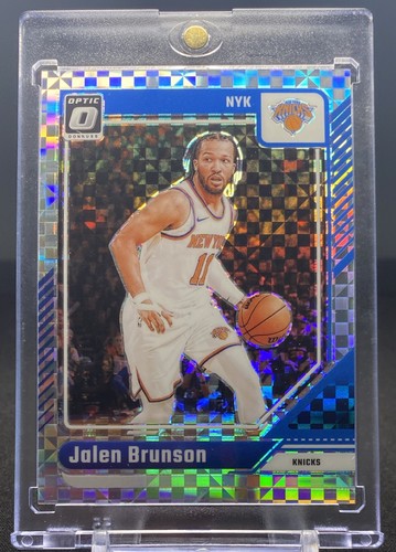 2024-25 OPTIC BASKETBALL JALEN BRUNSON CHECKERBOARD SSP NO.78