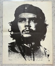 VINTAGE CHE GUEVARA GUERRILLERO HEROICO POSTER CUBA REVELUTIONARY PROPAGANDA