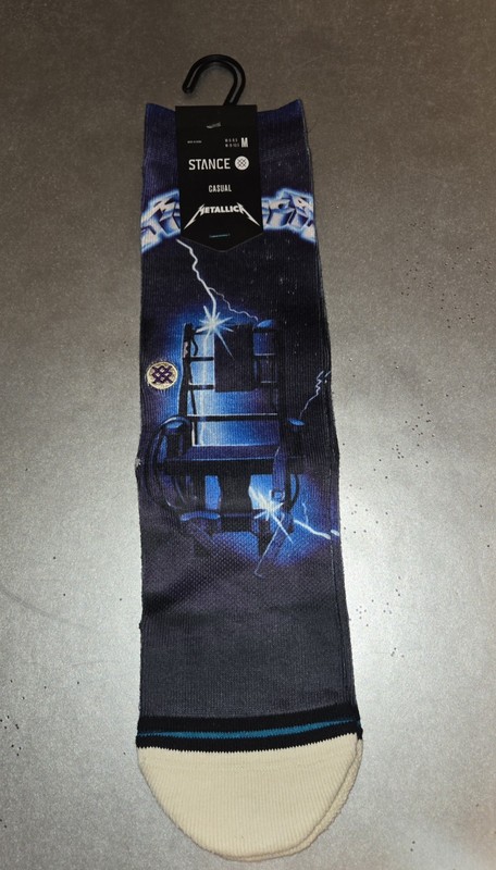 Metallica Ride The Lightening Stance Socks Size Medium
