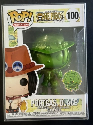 One Piece Portgas D Ace Funko Pop #100 Mutant Glow Chase 1/1