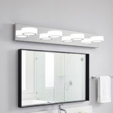 29'' Chrome Vanity Light 4 Lights LED Bathroom Over Mirror Wall Sconce Fixture