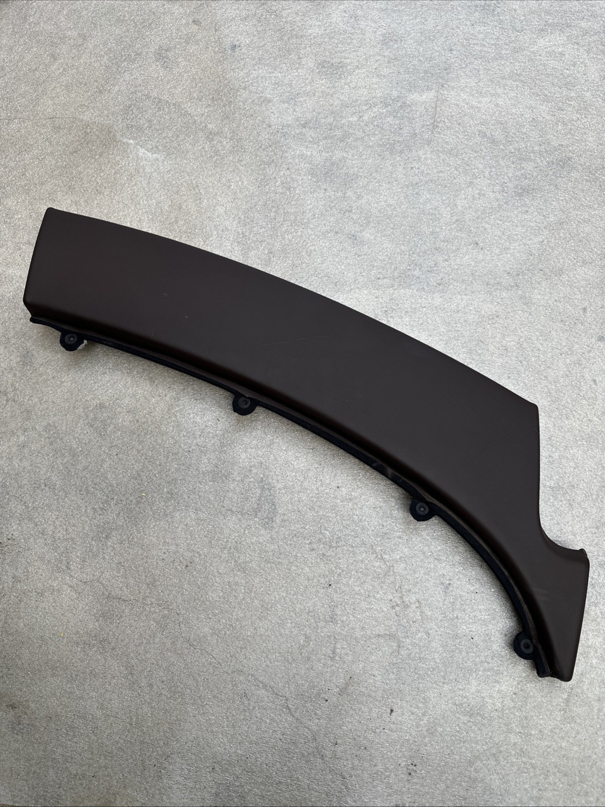 2011 Aston Martin DB9 Right Passenger RH Upper Dash Trim (Brown Leather)