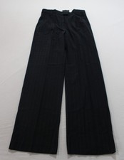 Mango Women's Mid-Rise Pinstripe Suit Straight Trousers NC3 Navy Size 36 (US 4)