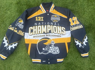 Men s Small | Michigan Wolverines Champions Franchise Club Cotton Twill Jacket