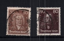 Dt. Reich Michel n° 396 + 397 oblitérés