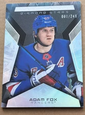 2025-26 Black Diamond Adam Fox Diamond Stars 1/249 #BDS-AF New York Rangers