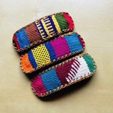 Southwestern Boho Colorful Vibrant Hand Crafted Hair Clip Set of 3 NEW