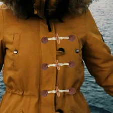 50 Pcs Upholstery Button Covers Decorative Wood Buttons Toggles Coat Buckles