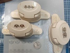 Anna Griffin Border Punches Set of 3 - Christmas Theme - Free Gift included 