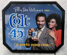 Vintage Colt 45 Malt Liquor Billy Dee William...