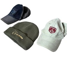 Set of 3 RAM Truck Hats Embroidered Logo Baseball Cap Winter Beanie Trucker Hat