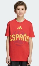 NWOT Adidas Youth FIFA World Cup 26  Spain Red T-Shirt Kids Size Large