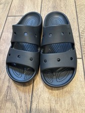 Crocs Sandals Women s 8 Men s 6 Black Baya 2 Strap Slide NWOT
