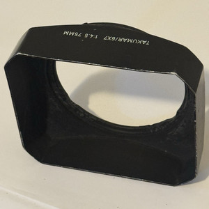 Takumar 6x7 75mm Rectangular Slip-On Lens Hood for Asahi Pentax