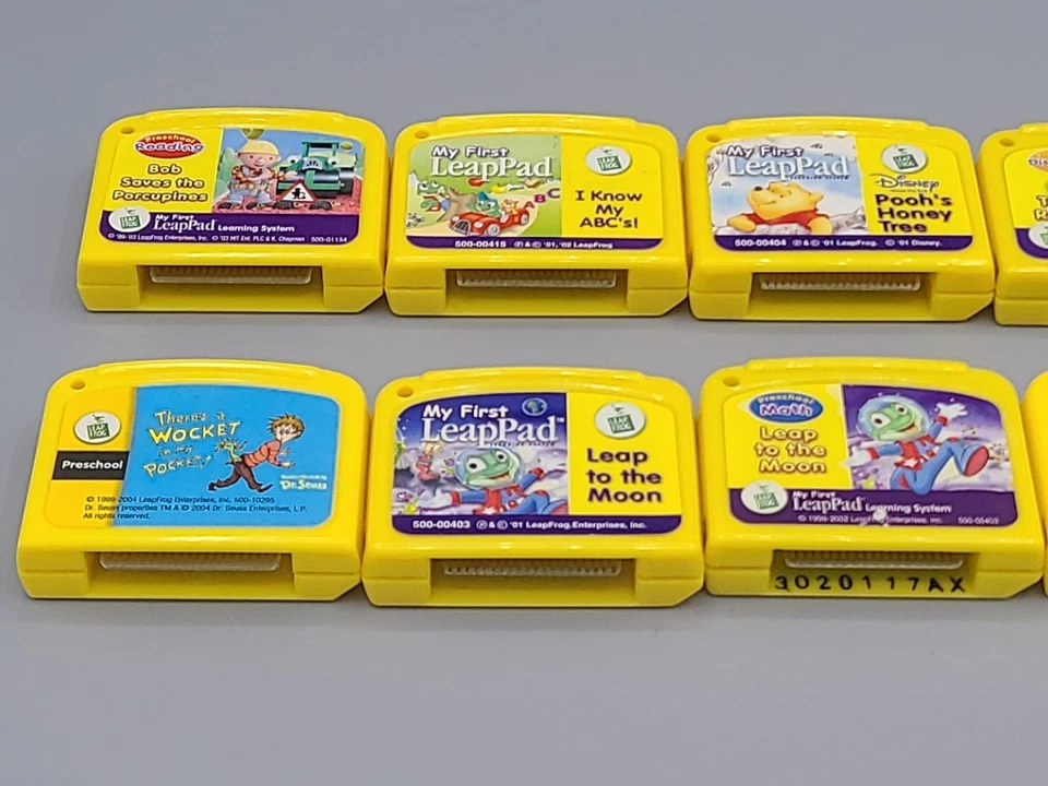 My First LeapPad Learning Game Cartridges Lot (10) Dora, Pooh, Dr. Suess, Etc. - Image 3 of 4