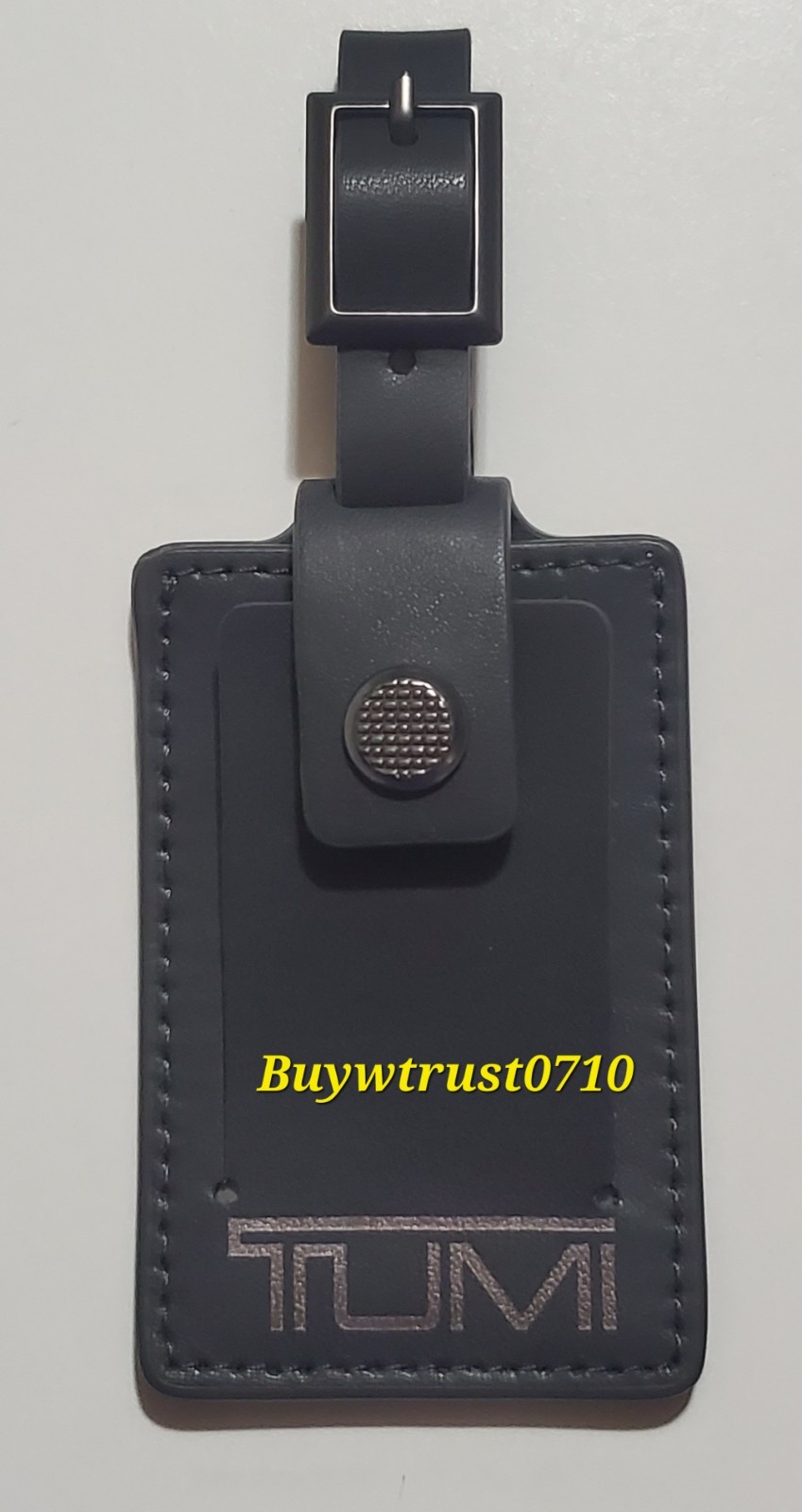 Tag With Silver Buckle 3.25 " X 2.25"