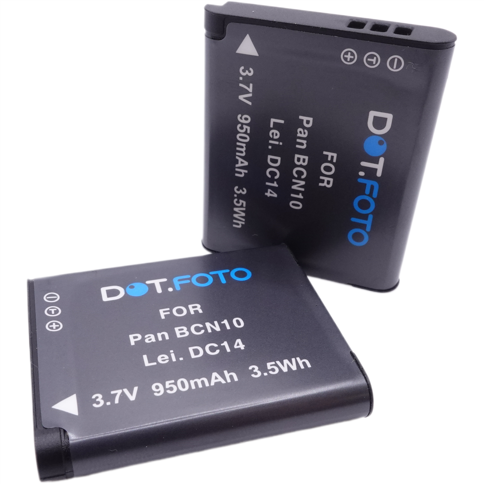2x BP-DC14 950mAh Premium Battery for Leica C (Typ 112), BP-DC-14-E, BP-DC14-U