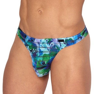 Olaf Benz RED2559 Mini String Herren Pouch Unterwäsche Männer Tanga fein seidig floral