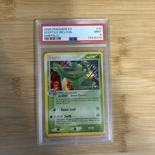 Pokemon Sceptile EX Emerald Reverse Holo Foil Stamped #10 PSA 9 Mint on eBay
