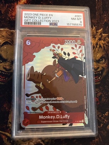 Monkey.D.Luffy (Gift Collection 2023) graded PSA 8 for sale on eBay