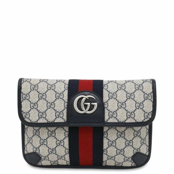 Gucci GG Supreme Ophidia sac ceinture pochette taille noir occasion