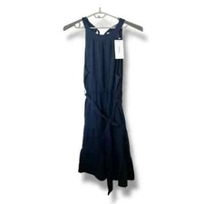 Bloomchic Navy Blue Tiered Halter Midi Dress Size 22 24 New