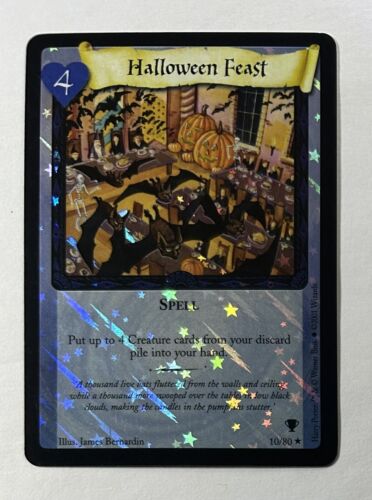 Harry Potter TCG Halloween Feast 10/80 Foil Rare Holo WOTC Quidditch Cup MP - Picture 1 of 2