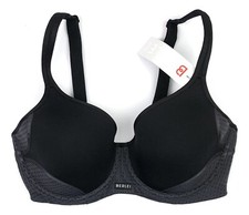 BERLEI Electrify Mesh Underwired Multiway Sports Bra 38D BLACK BNWT