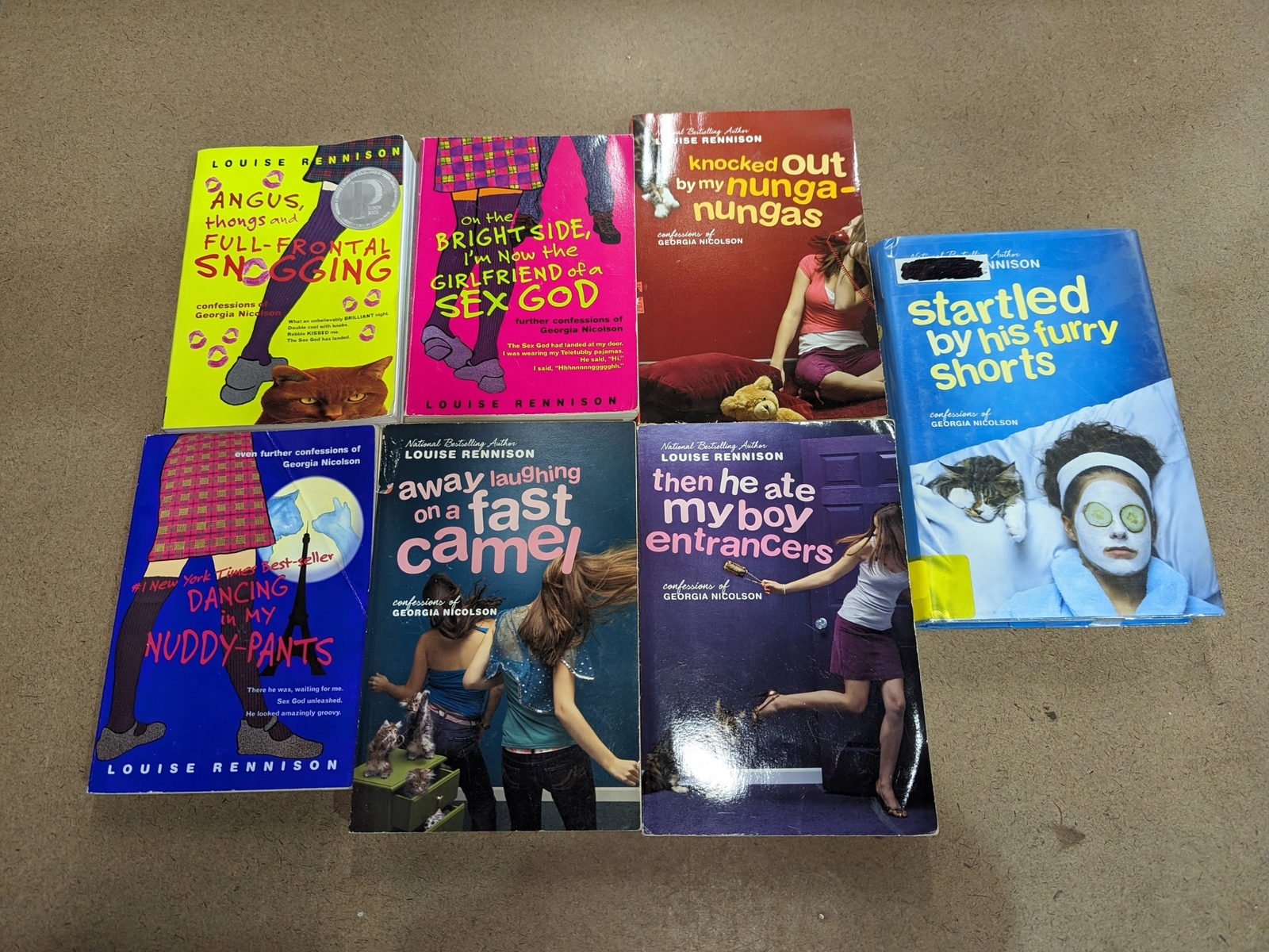 Lot of 7 Confessions of Nicolson Books by Louise Rennison YA eBay