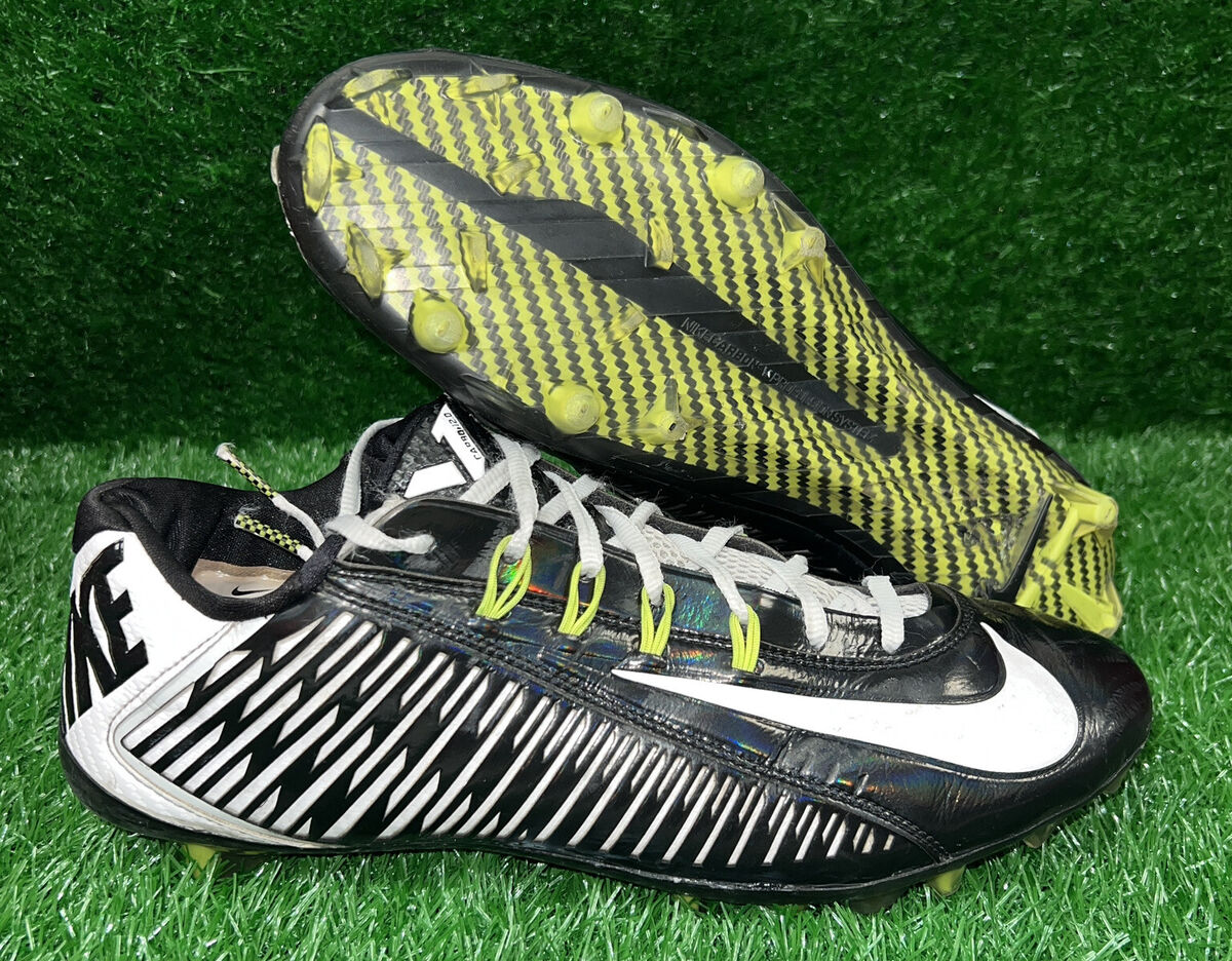 Nike Vapor Carbon Elite TD Football Cleats Black White Size Nike Vapor Carbon Elite TD Football Cleats Black White Size